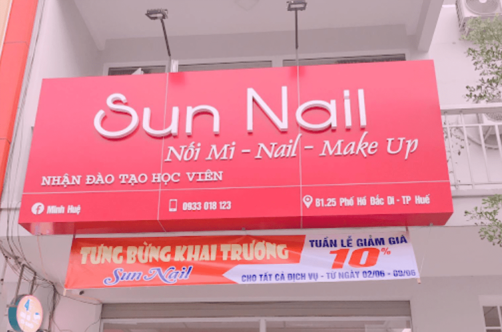 Top 25+ Mẫu Băng Rôn Khai Trương Tiệm Nail Đẹp & Sáng Tạo