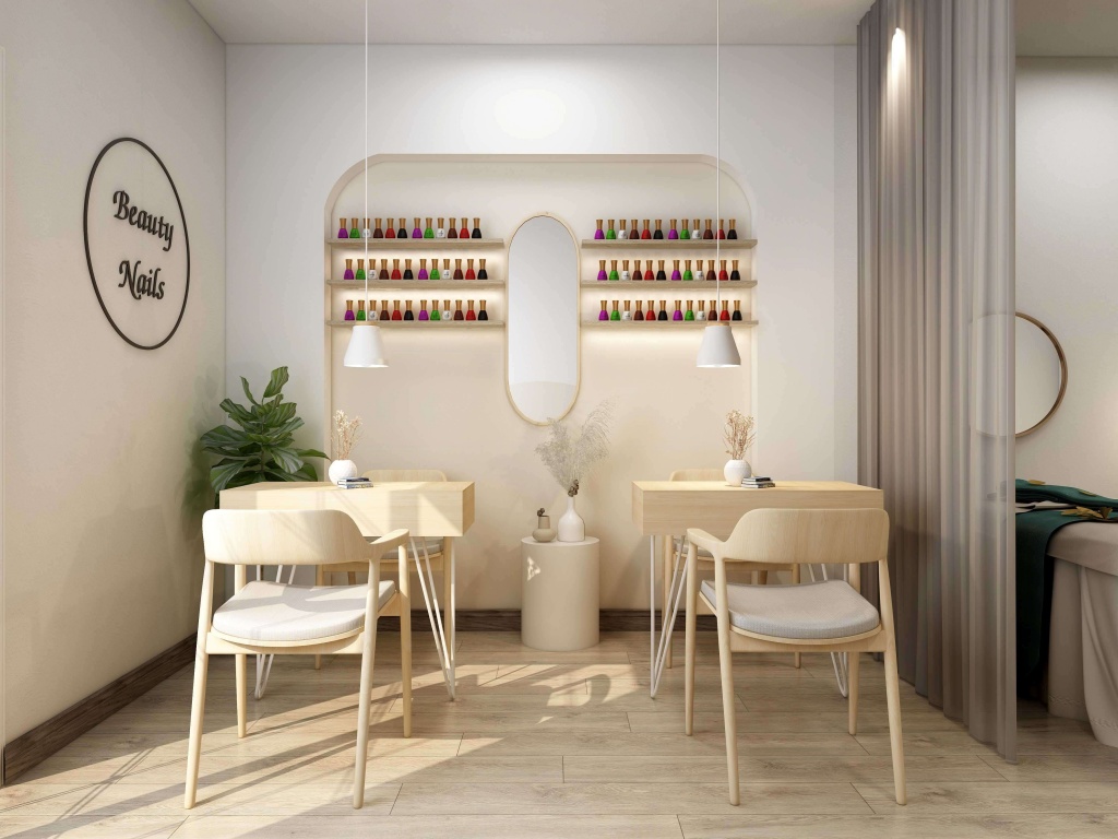 50+ Mẫu thiết kế tiệm Nail nhỏ xinh đẹp, đón đầu xu hướng mới - CONN Design