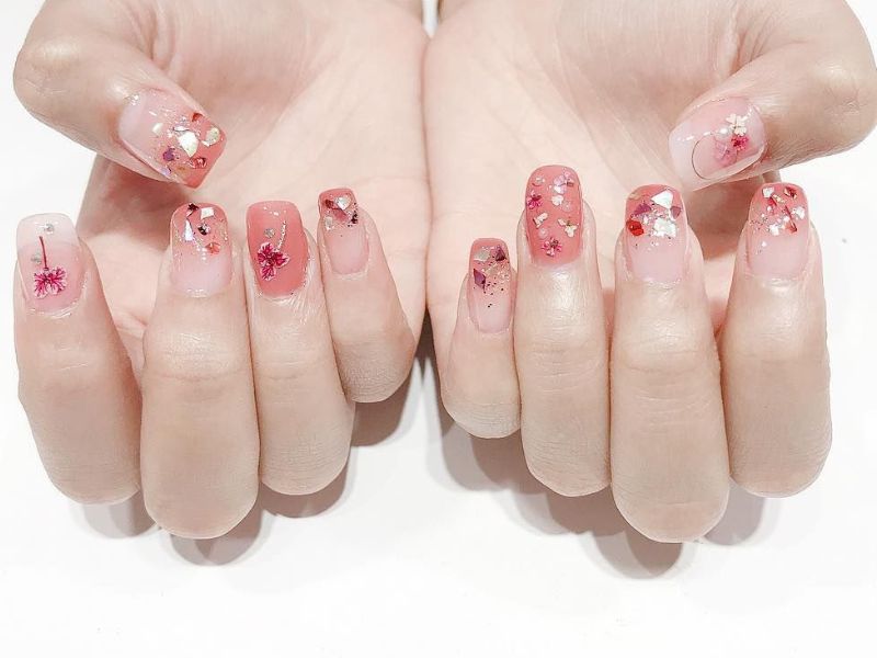 Top 99+ nail ẩn hoa khô đẹp nhẹ nhàng, tao nhã được ưa chuộng nhất