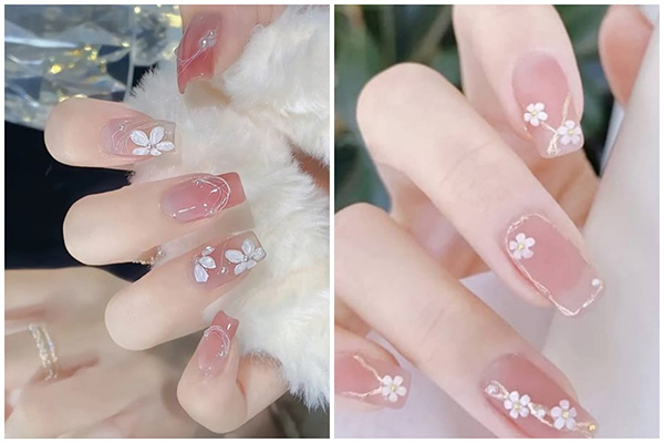 20+ Mẫu Nail Hồng Thạch Nhẹ Nhàng, Nữ Tính