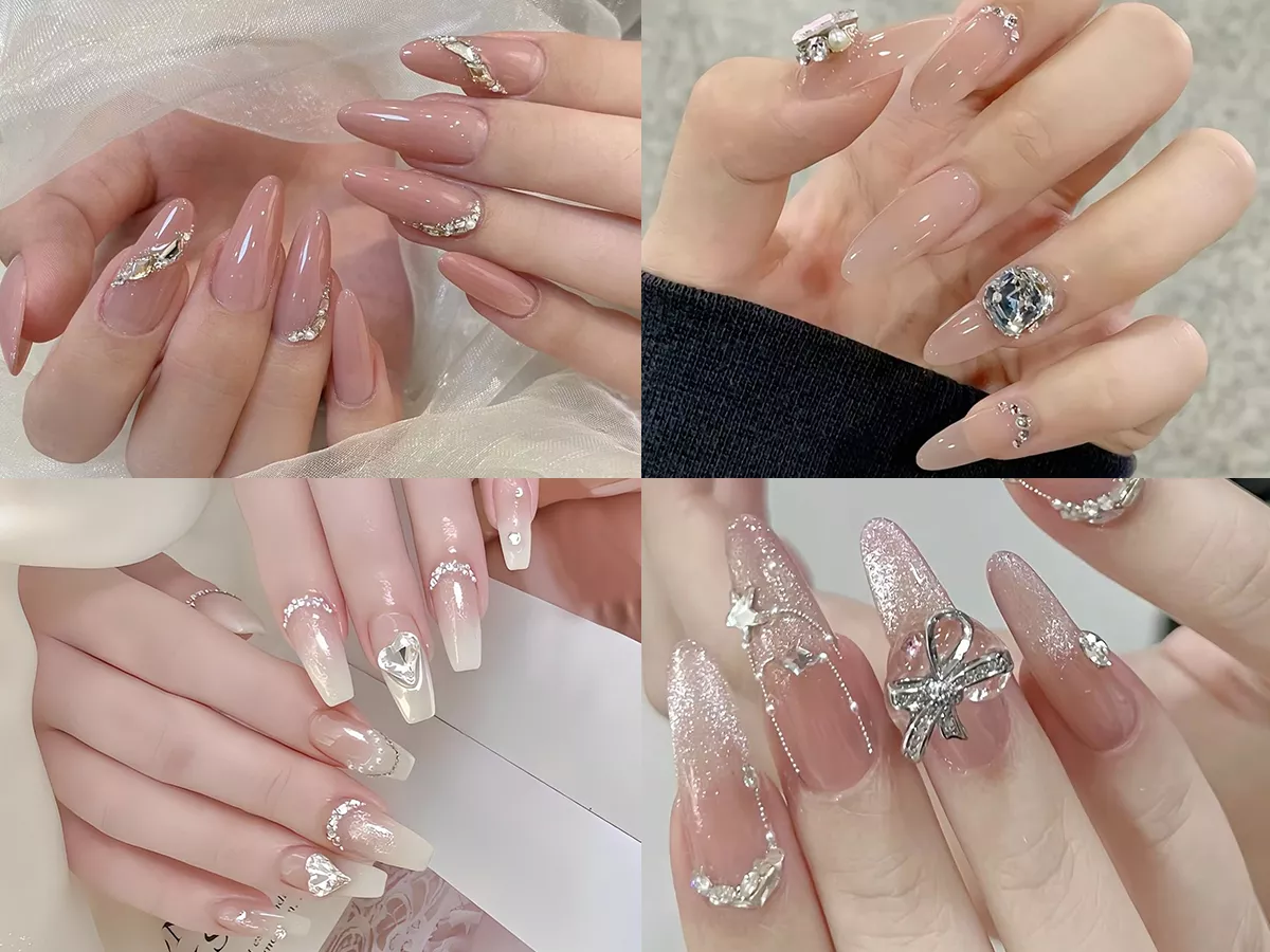 Chọn mẫu nail cô dâu HOT TREND cho nàng dâu hiện đại