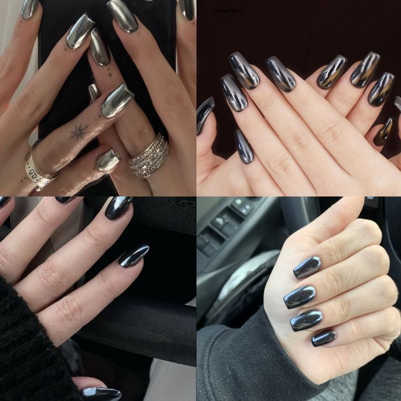 Bỏ Túi 10 Mẫu Nail Tráng Gương Đẹp, Sang Chảnh