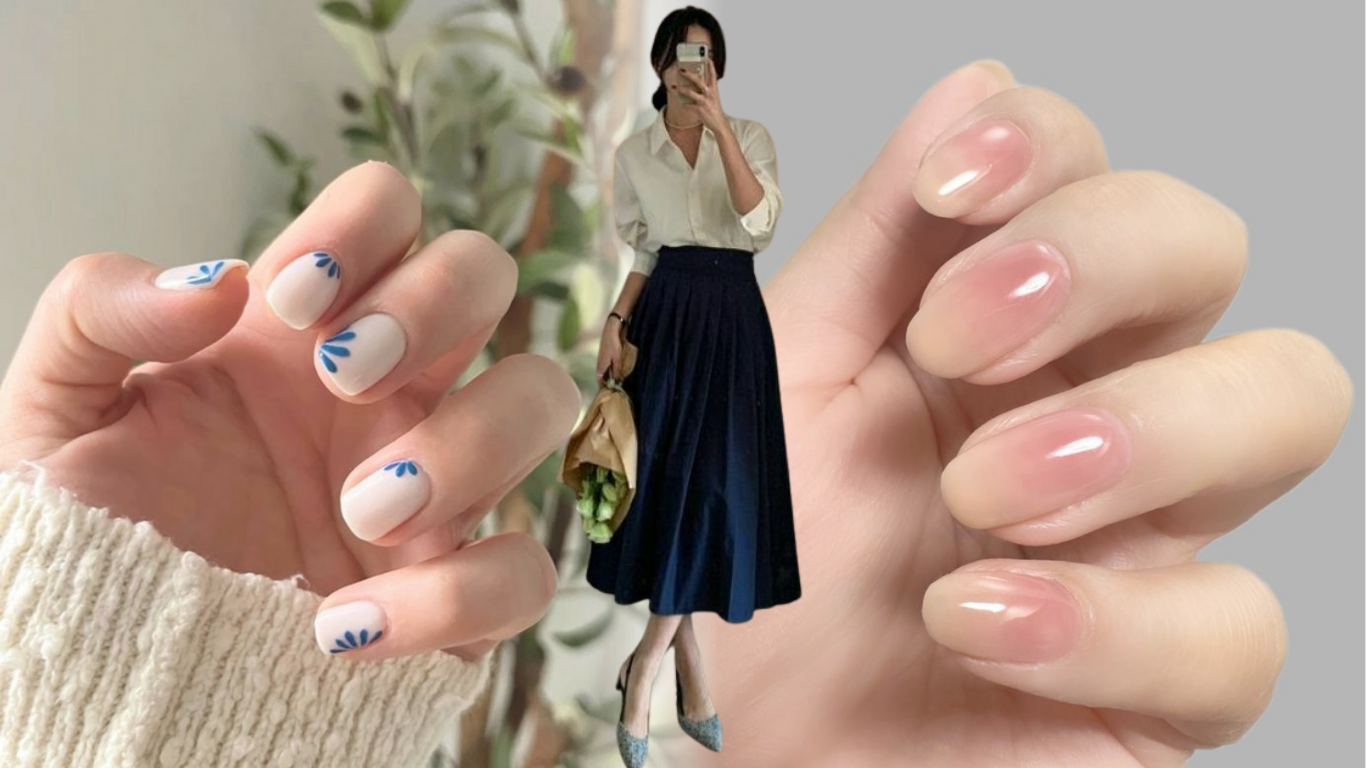 Nail tay đơn giản cho nàng công sở - 9 mẫu thanh lịch, mẫu nào cũng cực dễ phối đồ