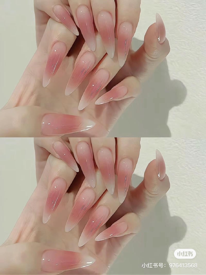 99+ mẫu nail móng nhọn tròn sang chảnh cho tay nàng thon dài điệu đà