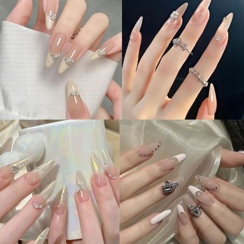 Tổng Hợp 10 Mẫu Nail Móng Nhọn Tròn Sang Chảnh, Quý Phái