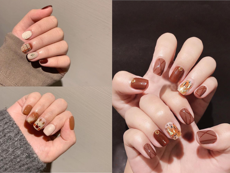 Top 15+ mẫu nail màu nâu đẹp tôn da và bí quyết chọn tông màu phù hợp từng phong cách
