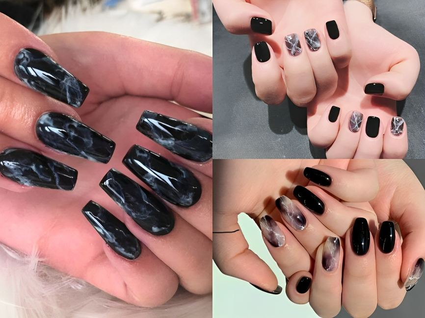 TOP 20+ mẫu nail vân đá sang xịn, đẹp mê ly cho nàng