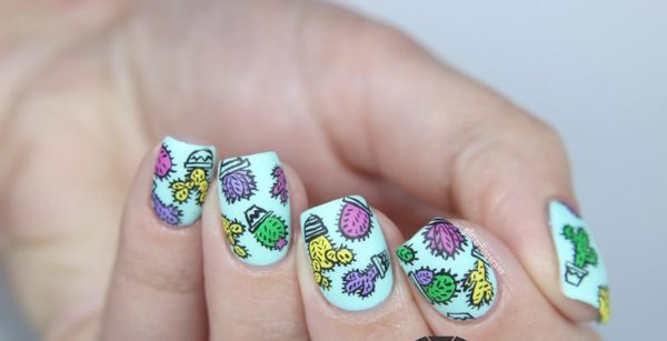 Tổng hợp 79+ mẫu nail xương rồng độc lạ