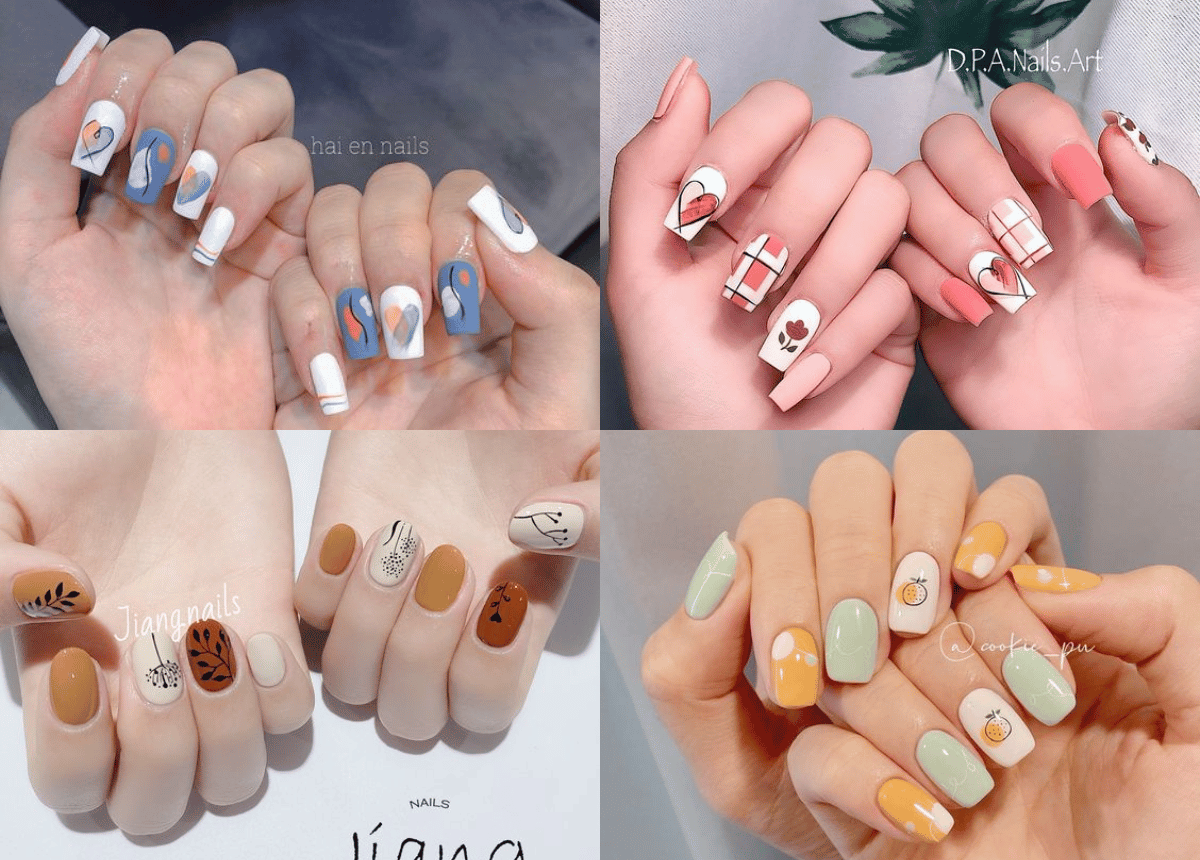40+ Kiểu Vẽ Móng Tay Đẹp, Dễ Thương Cho Các Nàng | TIKI